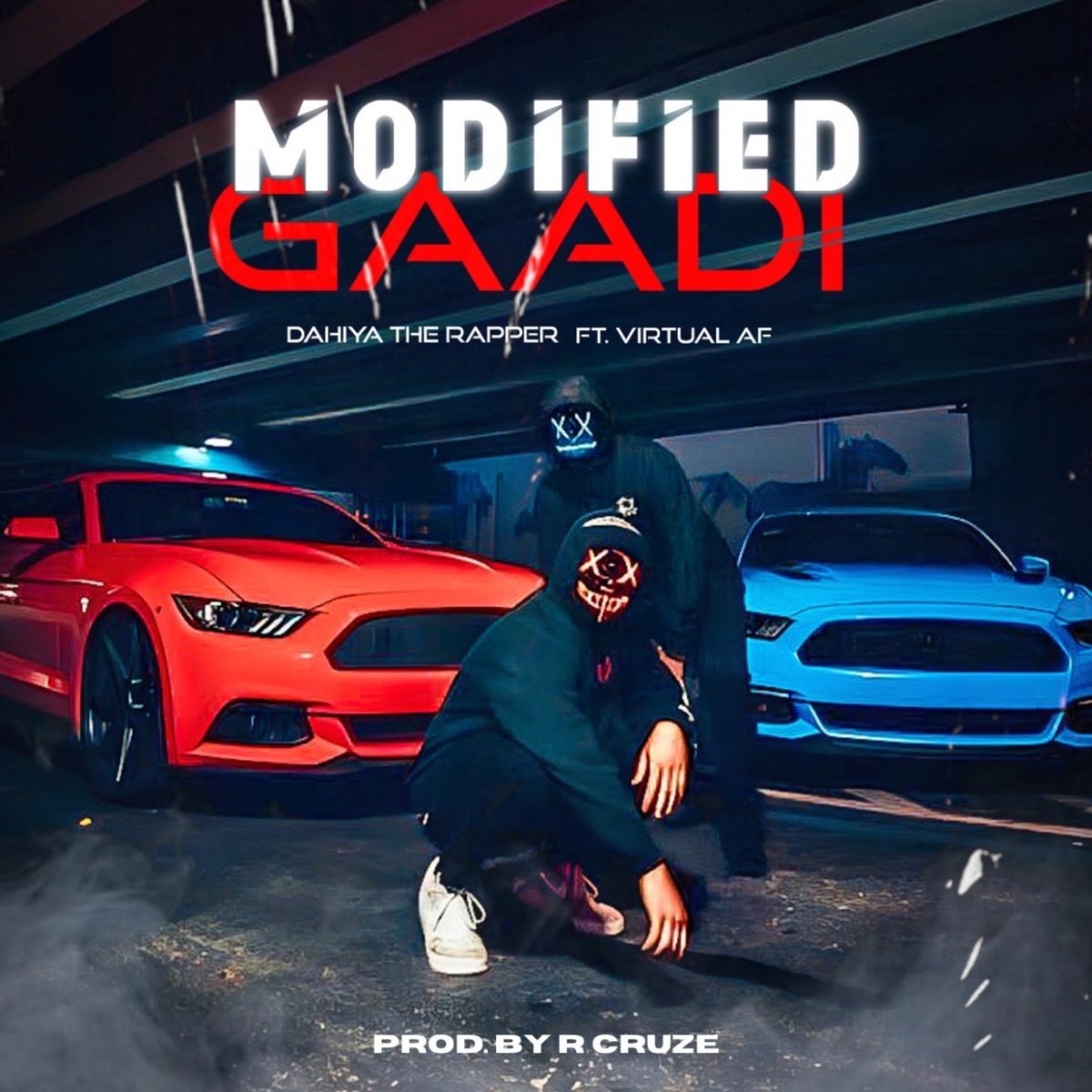 MODIFIED GAADI - Single by R Cruze, DAHIYA THE RAPPER & Virtual AF album cover