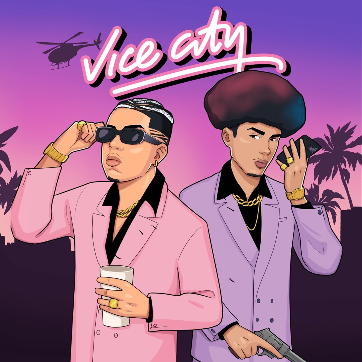 Vice City (feat. Bxrgez) - Single by Mikezin & Brennuz album cover