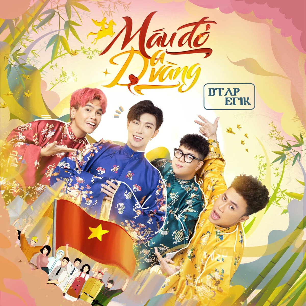 Máu Đỏ Da Vàng - Single by Erik & Dtap album cover
