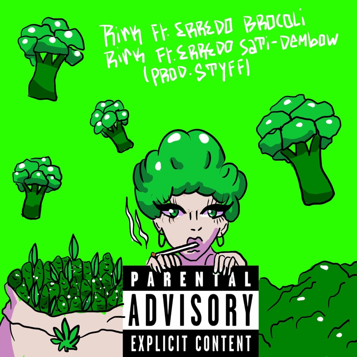 Brocoli Dembow (Rirk & ERREDO' Remix) - Single by Tyfferd album cover