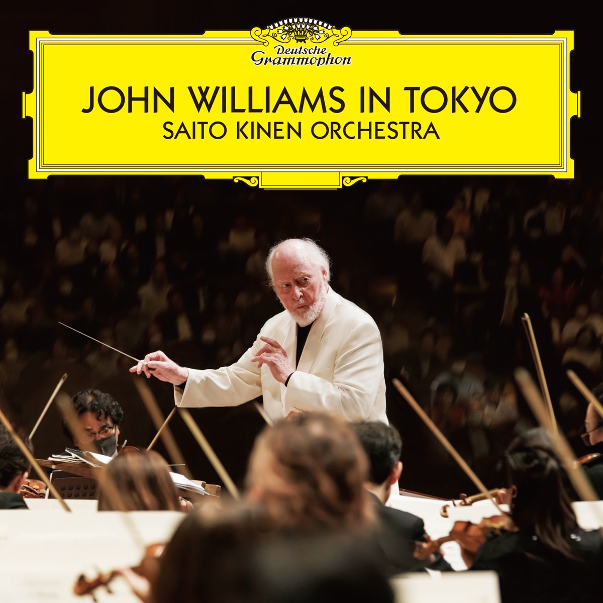 John Williams in Tokyo (Live at Suntory Hall, 2023) by Saito Kinen Orchestra, John Williams & Stéphane Denève album cover