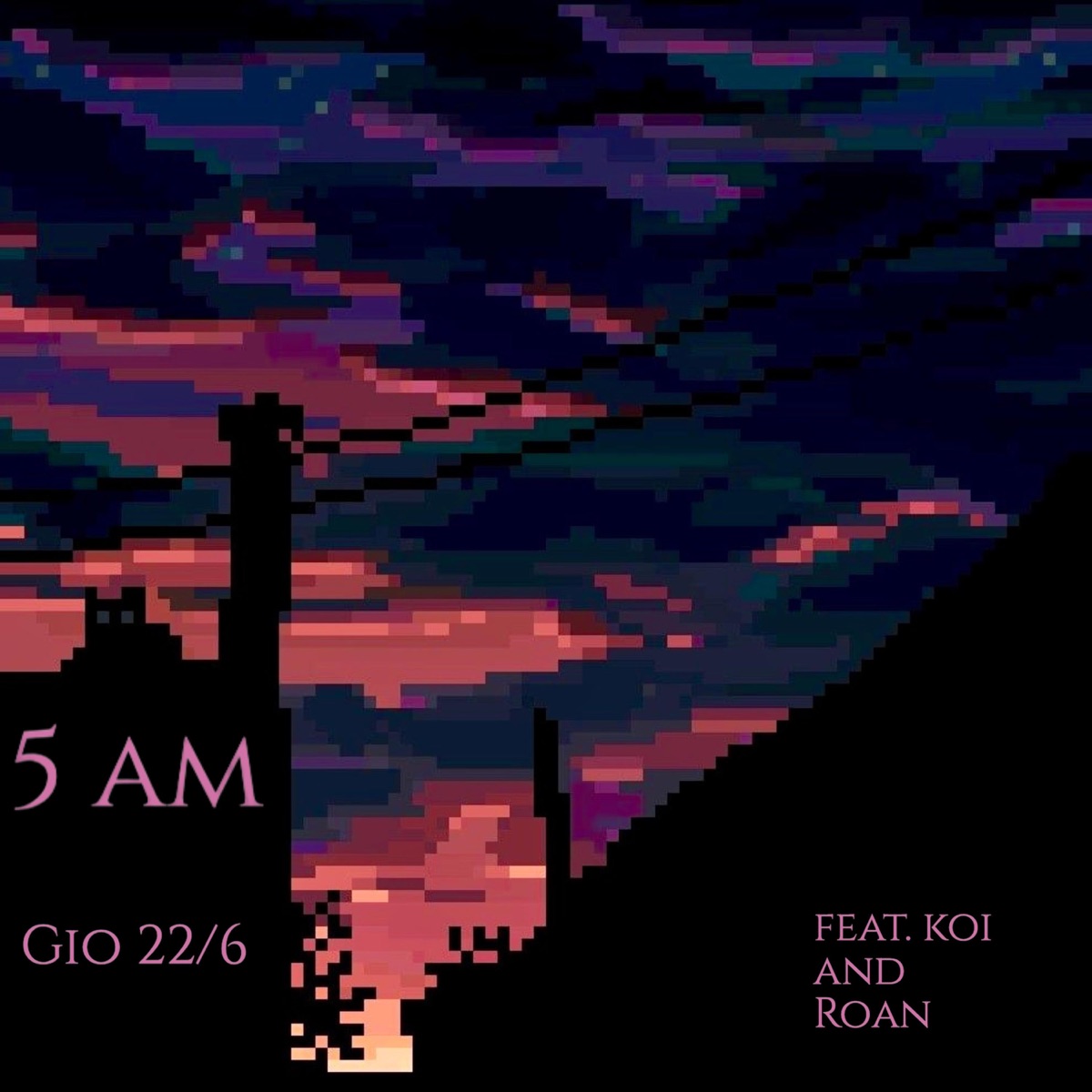 5 AM (feat. Koi & Roan) - Single by Gio 22/6 album cover