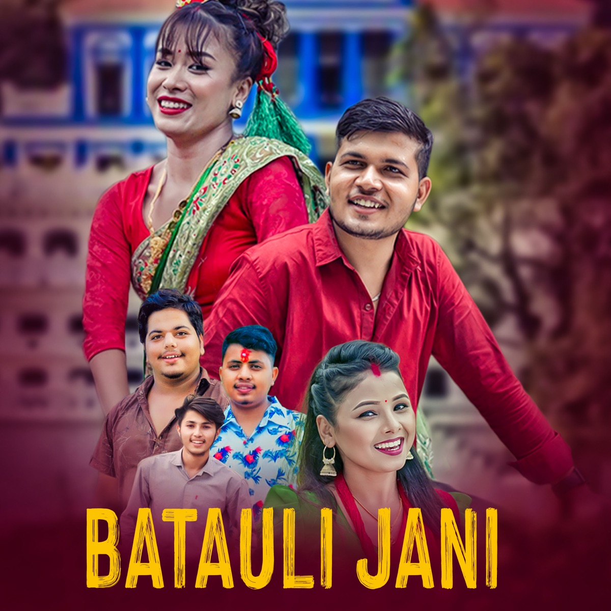 Batauli Jani - Single by Unish Adhikari, Kapil Panthi & Asmita Dallakoti album cover