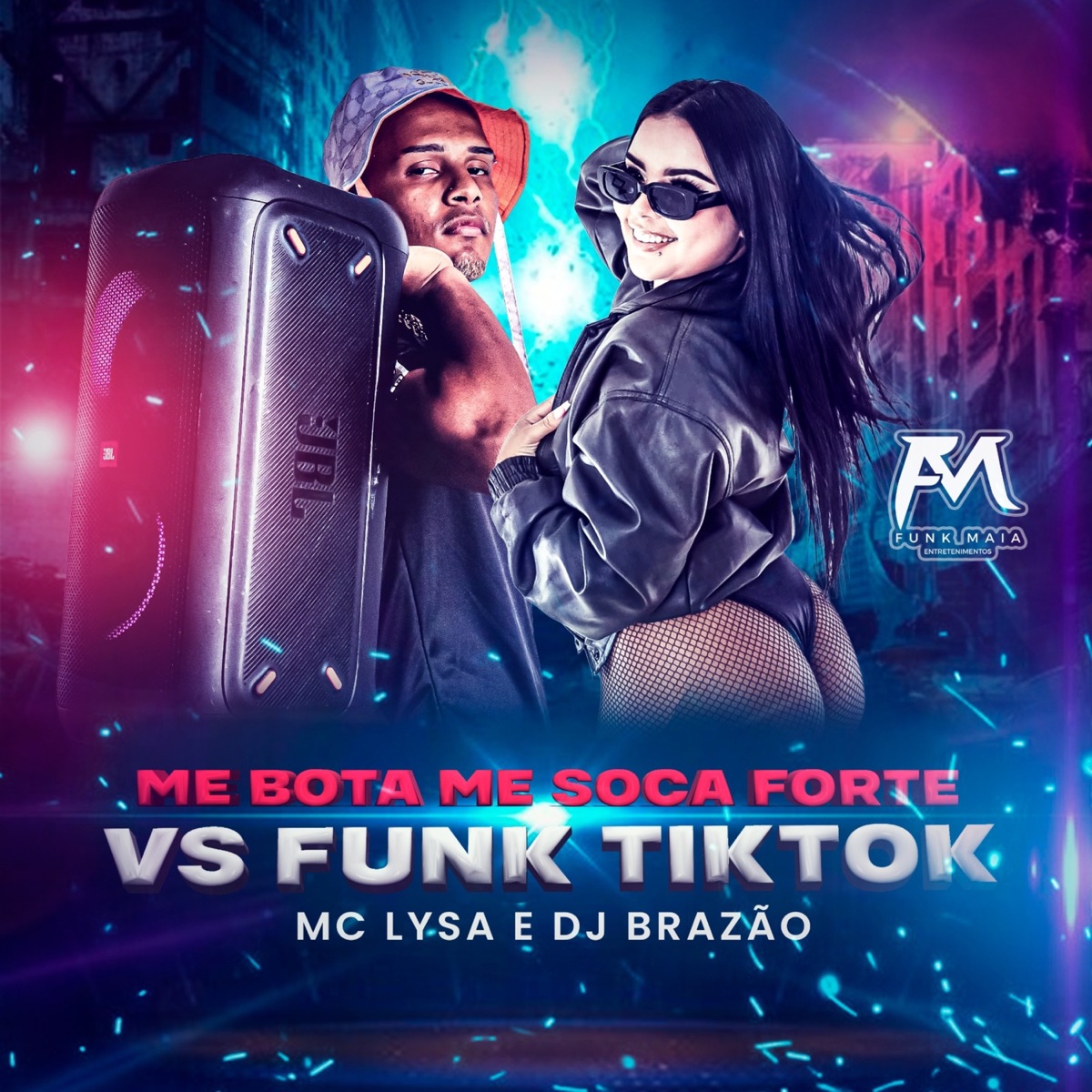 Me Bota Me Soca Forte Vs Funk Tiktok - Single by Mc Lysa & DJ Brazão album cover