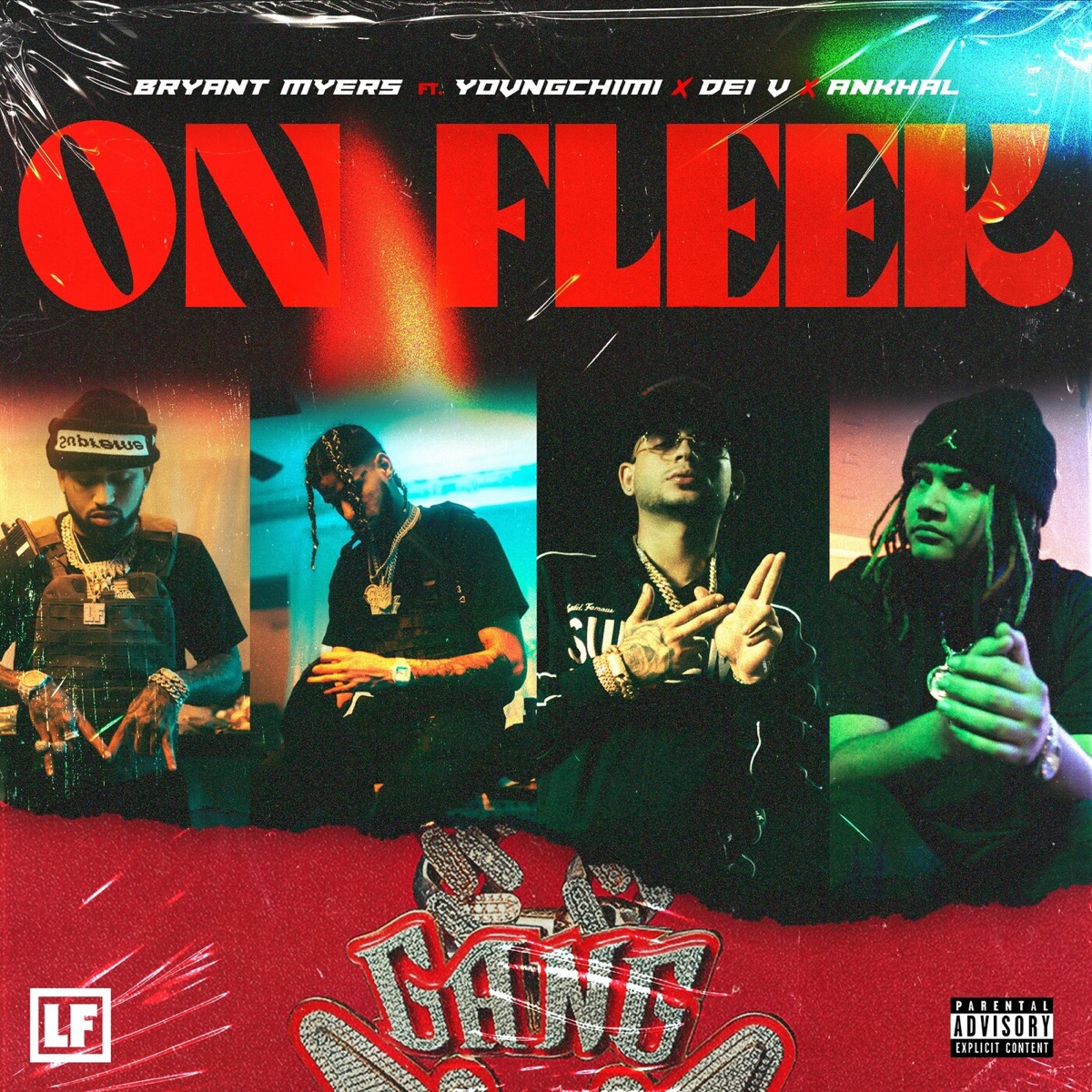 On Fleek (feat. Ankhal) - Single by Bryant Myers, YOVNGCHIMI & Dei V album cover