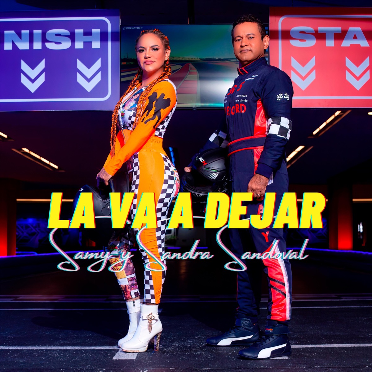 La Va A Dejar - Single by Samy y Sandra Sandoval album cover