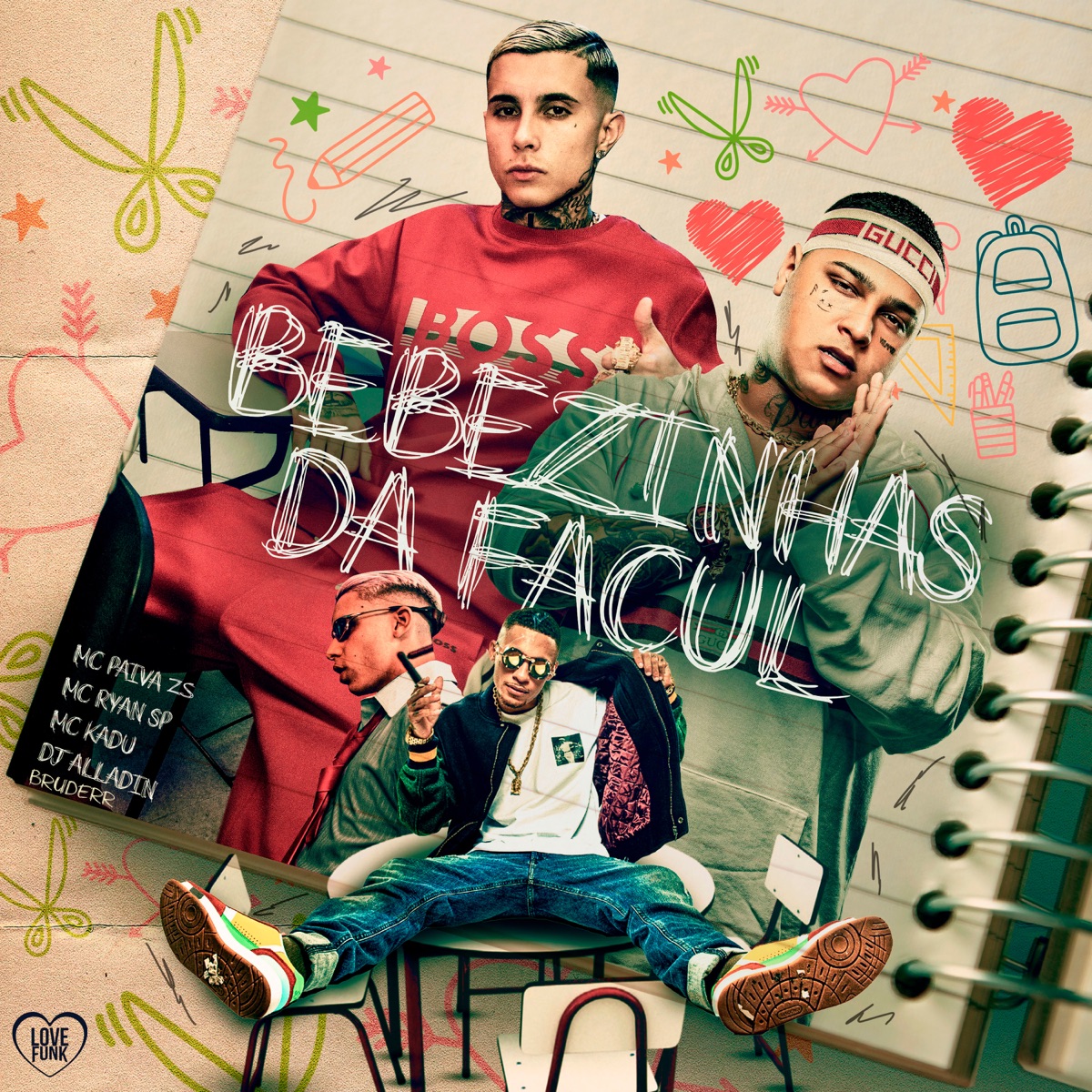 Bebezinhas da Facul (feat. Bruderr & Love Funk) - Single by Mc Paiva ZS, MC Ryan SP & Mc Kadu album cover
