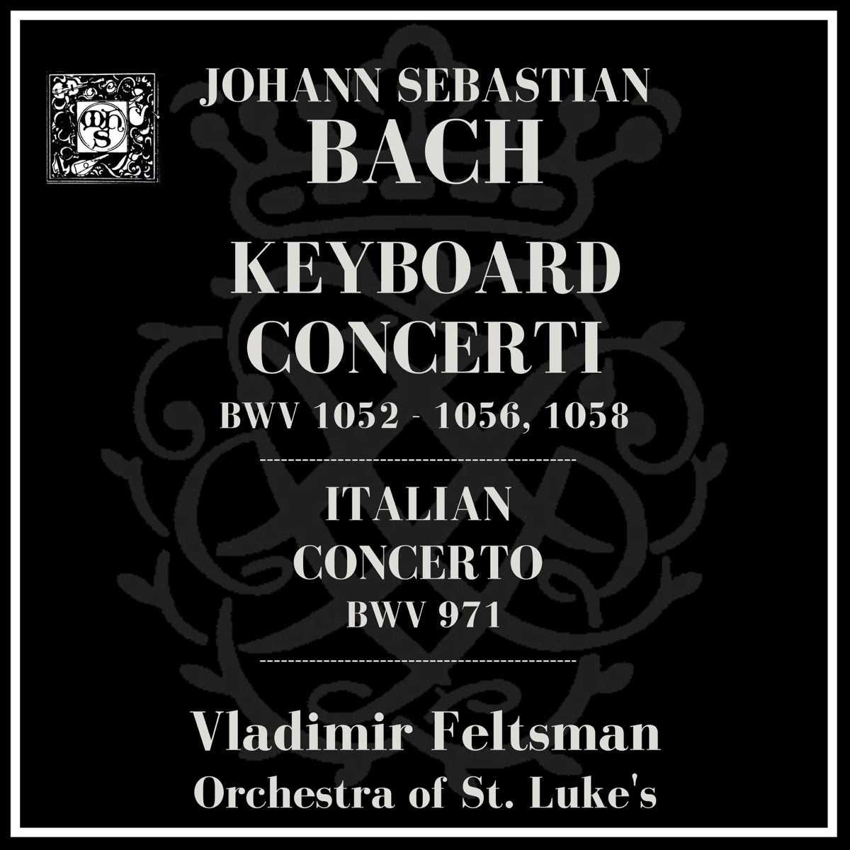 J.S. Bach: Keyboard Concertos by Vladimir Feltsman album cover