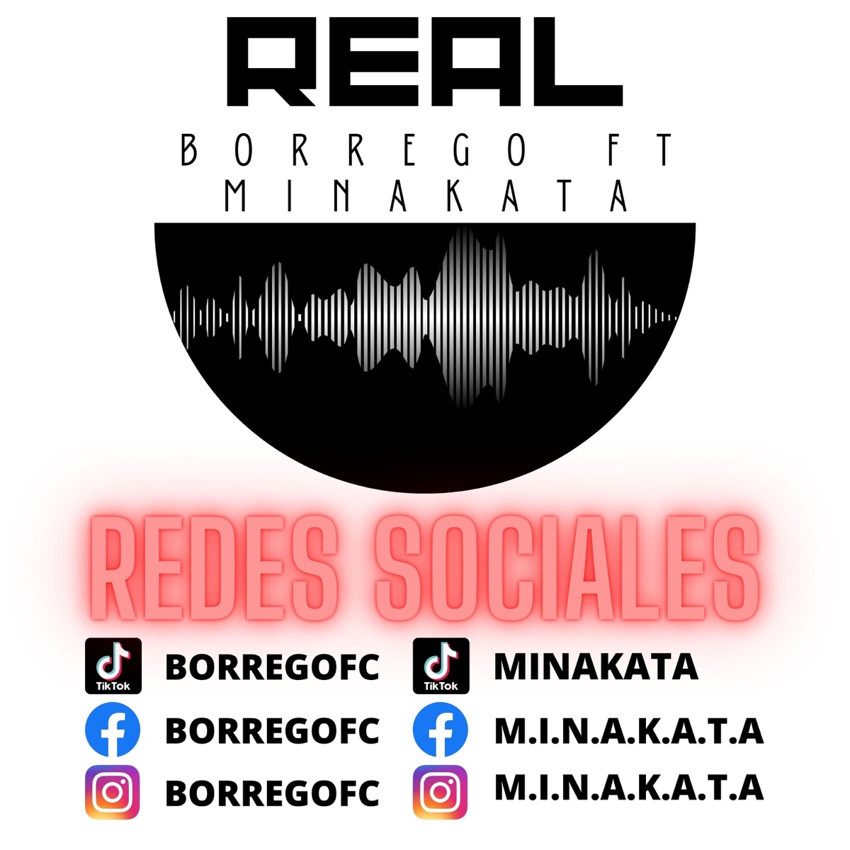 REAL (feat. MINAKATA) - Single by BorregoFc album cover