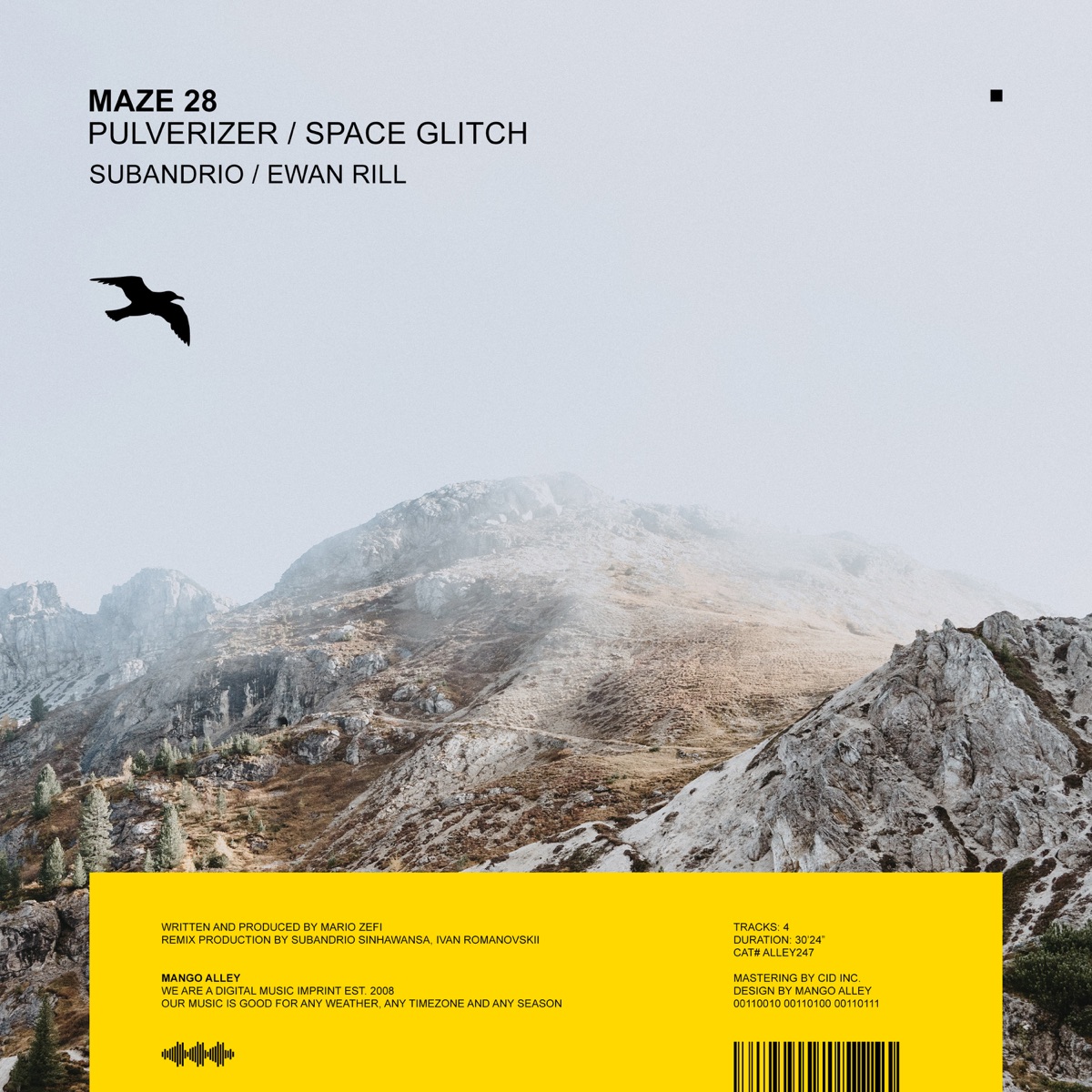 Pulverizer / Space Glitch by Maze 28, Ewan Rill & Subandrio album cover