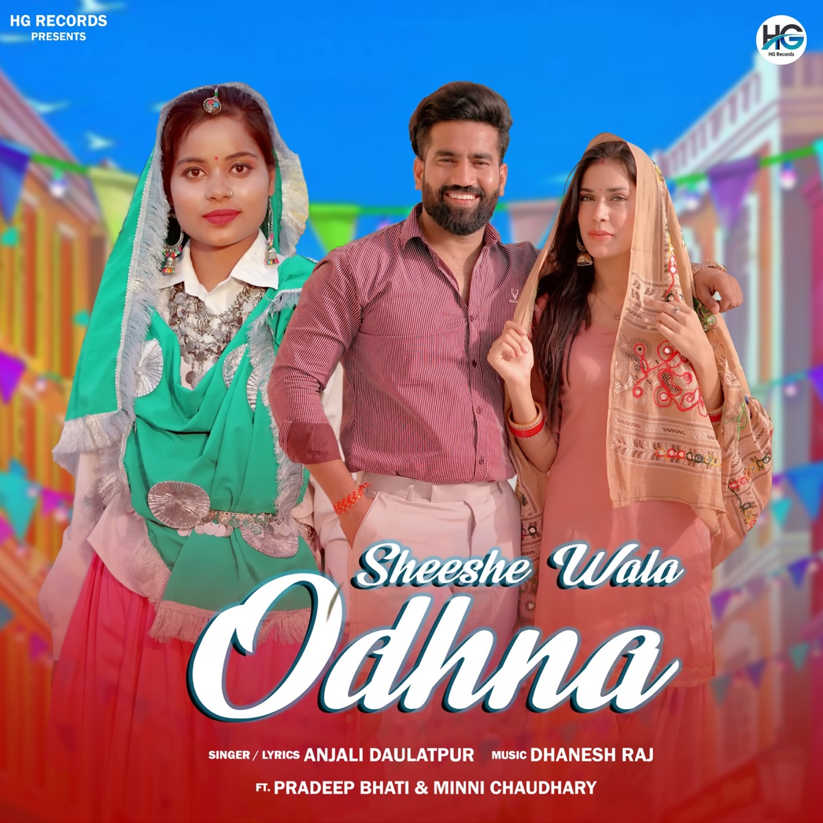 Sheeshe Waha Odhna (feat. Pradeep Bhati & Minni Chaudhary) - Single by Anjali daulatpur album cover