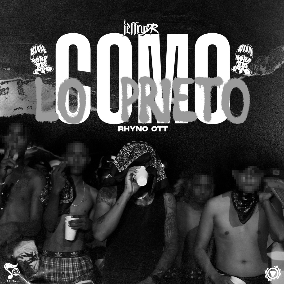 COMO LO PRIETO - Single by Jeffry DR & Rhyno OTT album cover