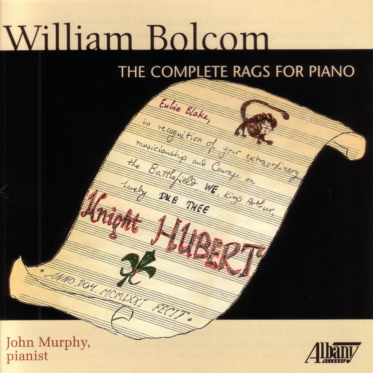 Bolcom: Complete Rags by John Murphy album cover