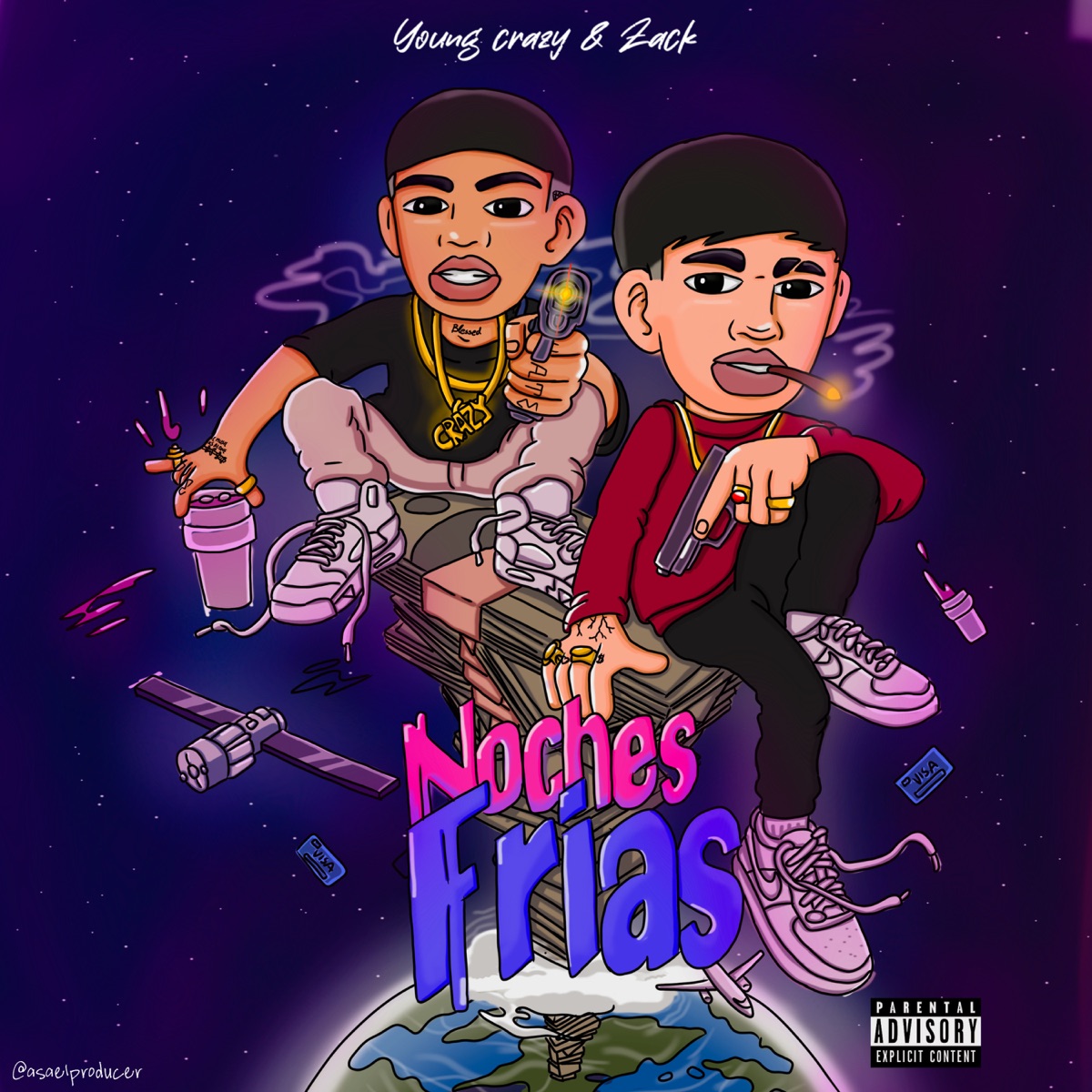 Noches Frías - Single by Zack & Young Crazy album cover