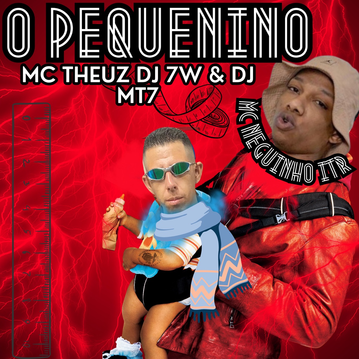 Pequenino (feat. Dj 7w) - Single by Mc Neguinho do ITR, MC Theuz & DJ MT7 album cover