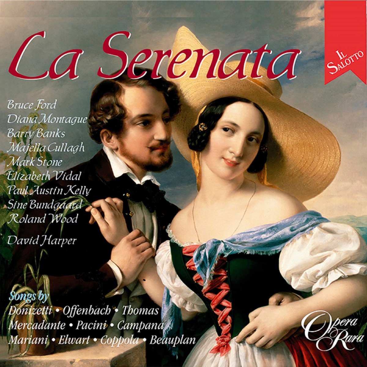 Il Salotto Vol. 11: La Serenata by Mark Stone, Roland Wood, Barry Banks, David Harper, Diana Montague, Elizabeth Vidal, Majella Cullagh, Sine Bundgaard, Bruce Ford & Paul Austin Kelly album cover