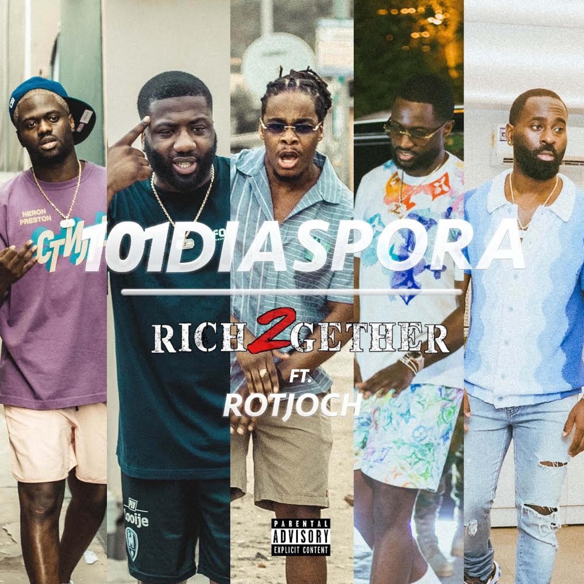 101 Diaspora (feat. Rotjoch) - Single by Rich2Gether album cover