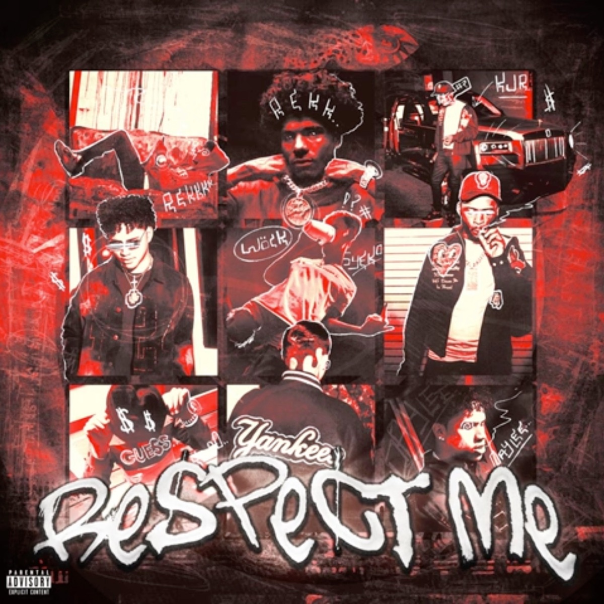 RESPECT ME (feat. Lil Rekk, KUR & Day Lee) - Single by LUH SYKE album cover artwork