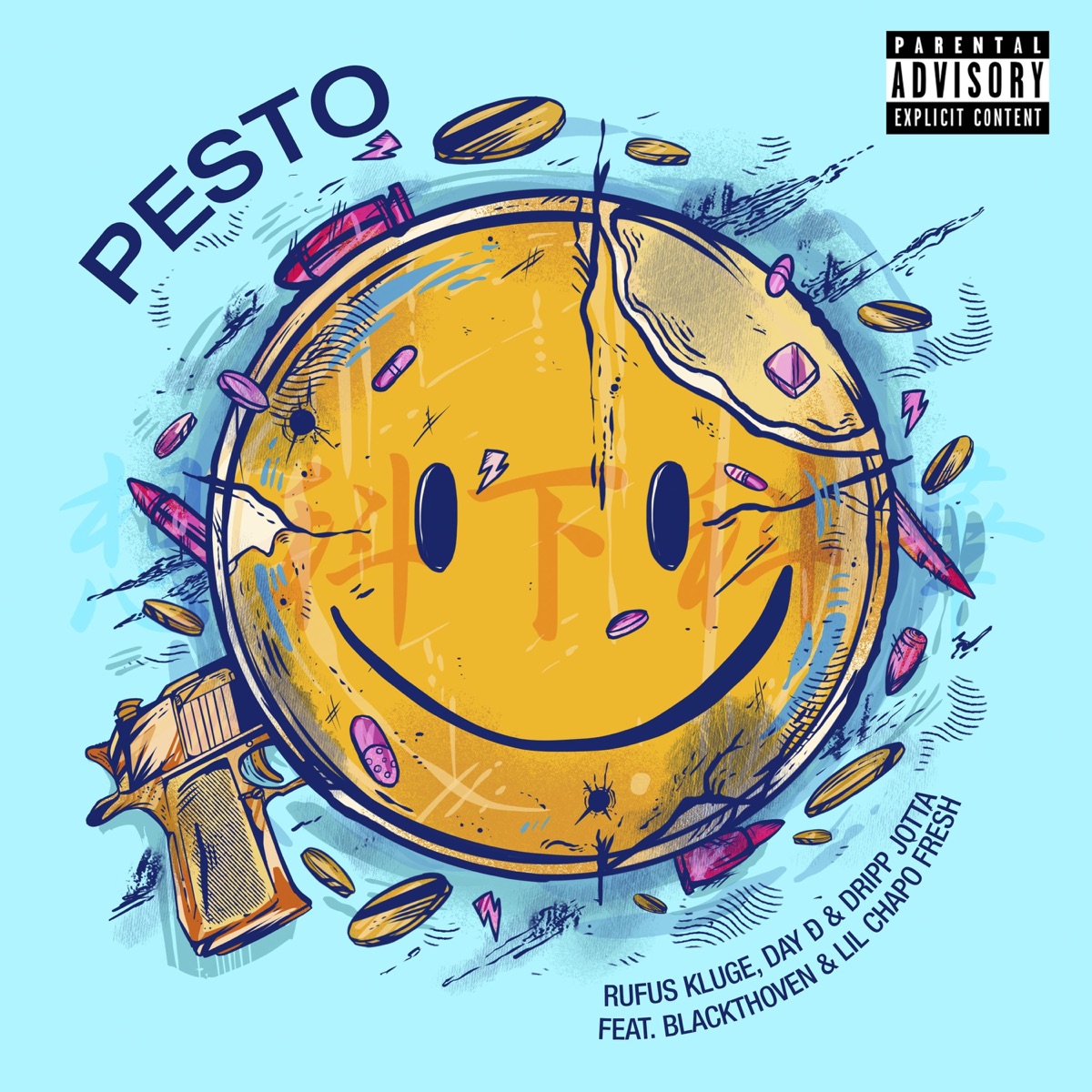 Pesto (feat. Blackthoven & Lil Chapo Fresh) - Single by Rufus Kluge, Day D & Dripp Jotta album cover