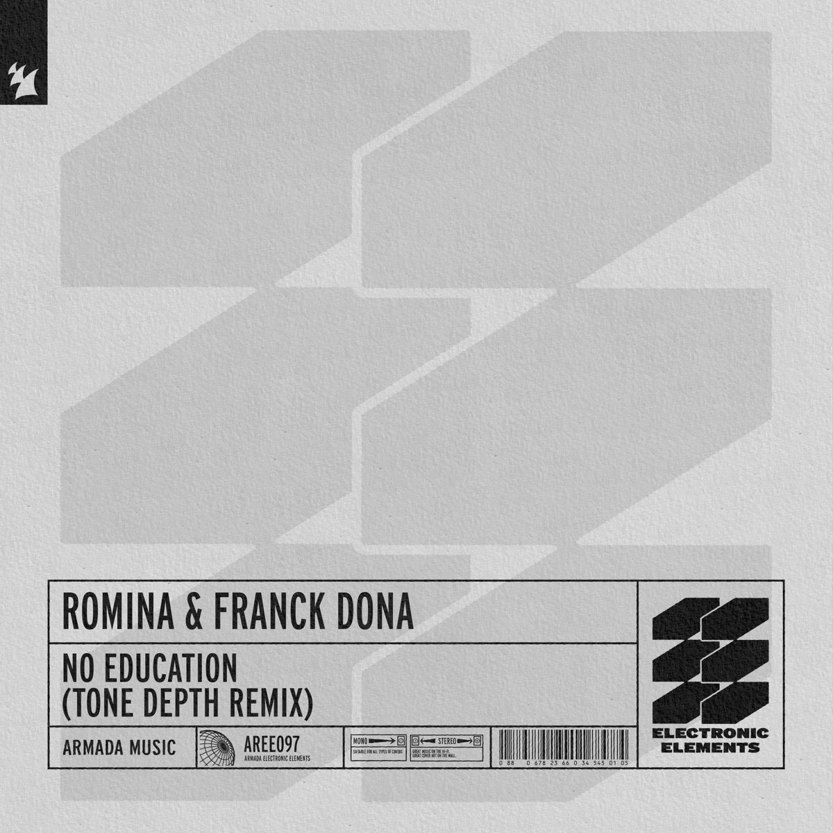 No Education (Tone Depth Remix) - Single by Romina & Franck Dona album cover