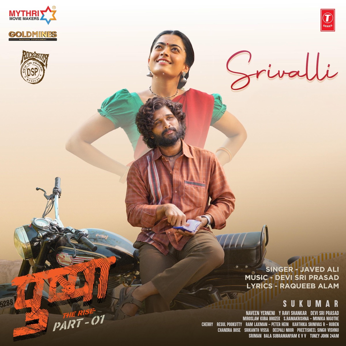 Srivalli (From "Pushpa the Rise Part - 01") - Single by Javed Ali & Devi Sri Prasad album cover