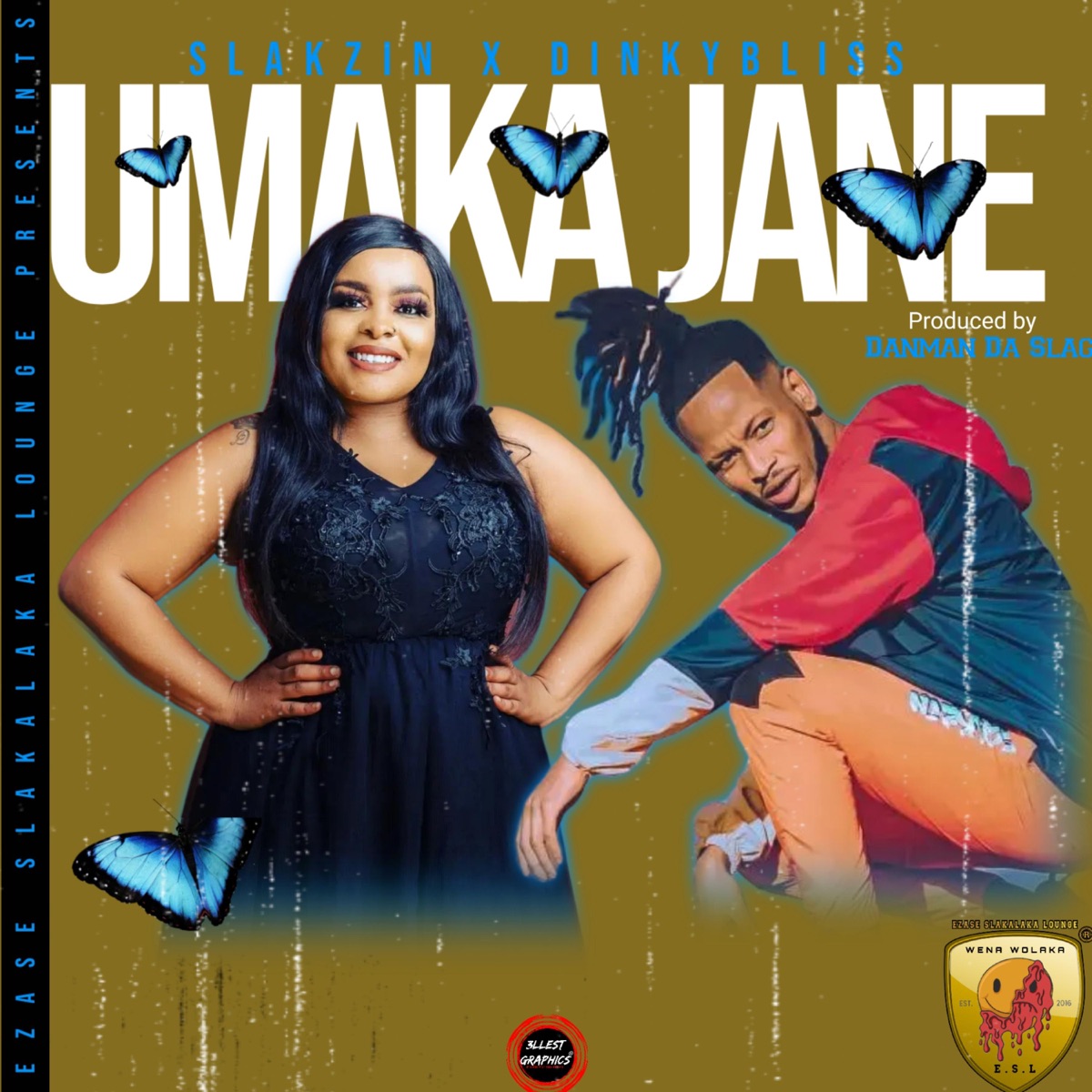Umaka Jane (feat. Dinkybliss) - Single by Slakzin album cover