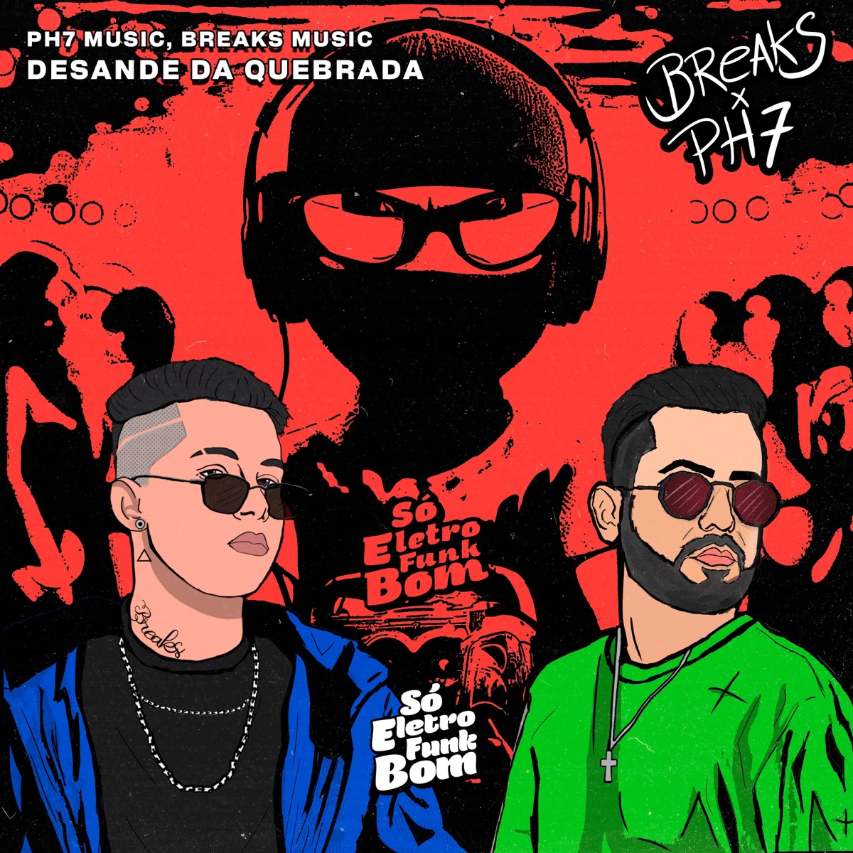DESANDE DA QUEBRADA (feat. Mc Mr. Bim) - Single by SO ELETROFUNK BOM, PH7 Music & Breaks Music album cover