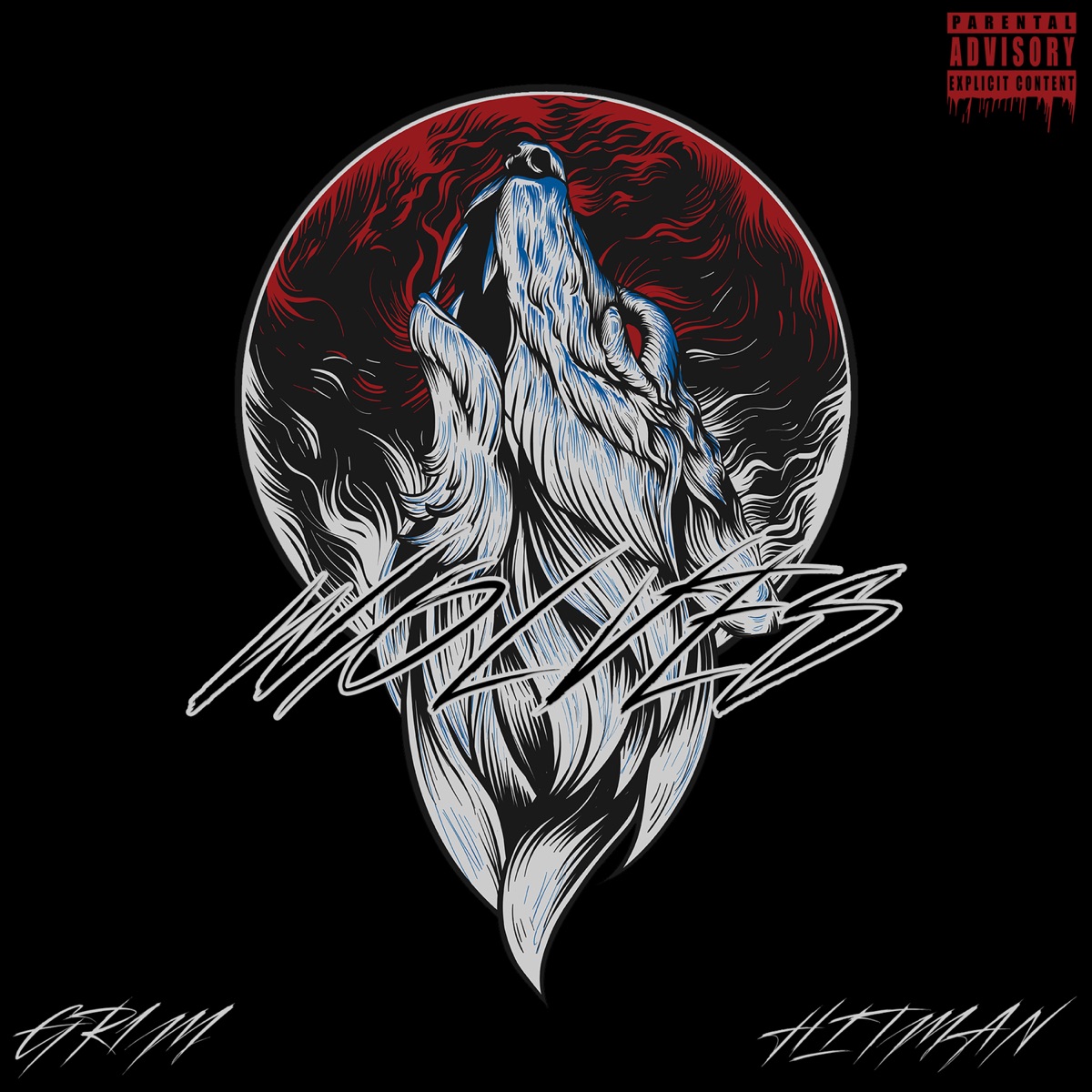 Wolves (feat. Hitman) - Single by Gr1m album cover
