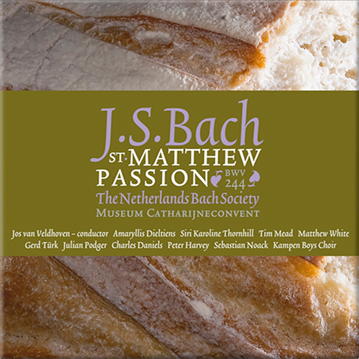 Bach: St. Matthew Passion, BWV 244 by Netherlands Bach Society & Jos van Veldhoven album cover