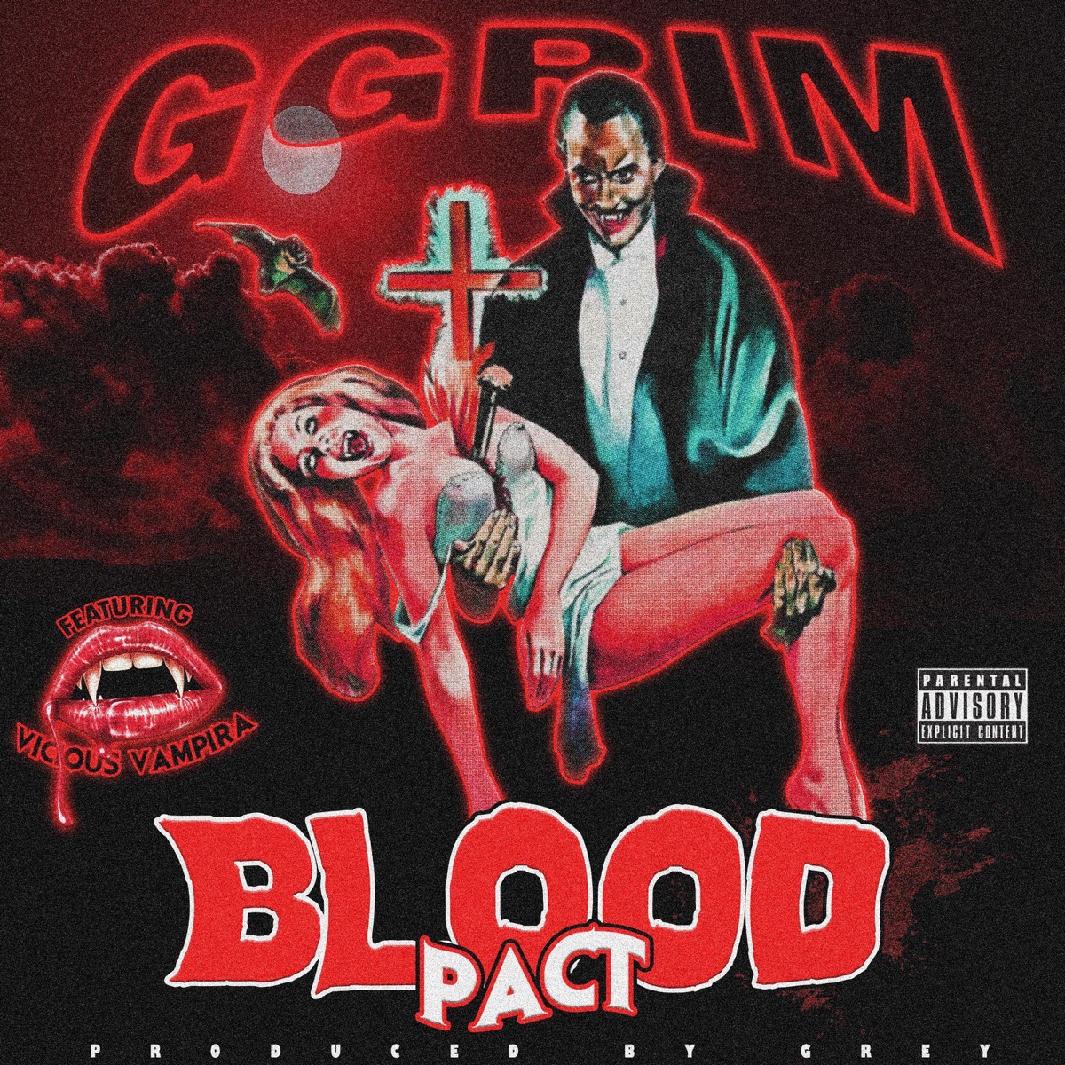 Blood Pact - Single by Ggrim & Vicious Vampira album cover
