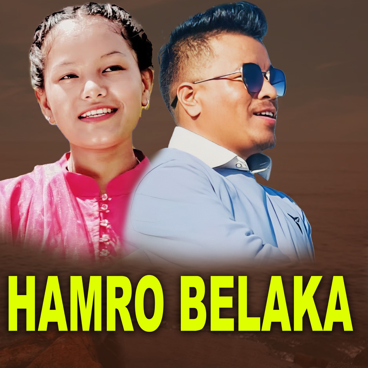 Hamro Belaka - Single by Khagendra Thami & Dina Thami album cover