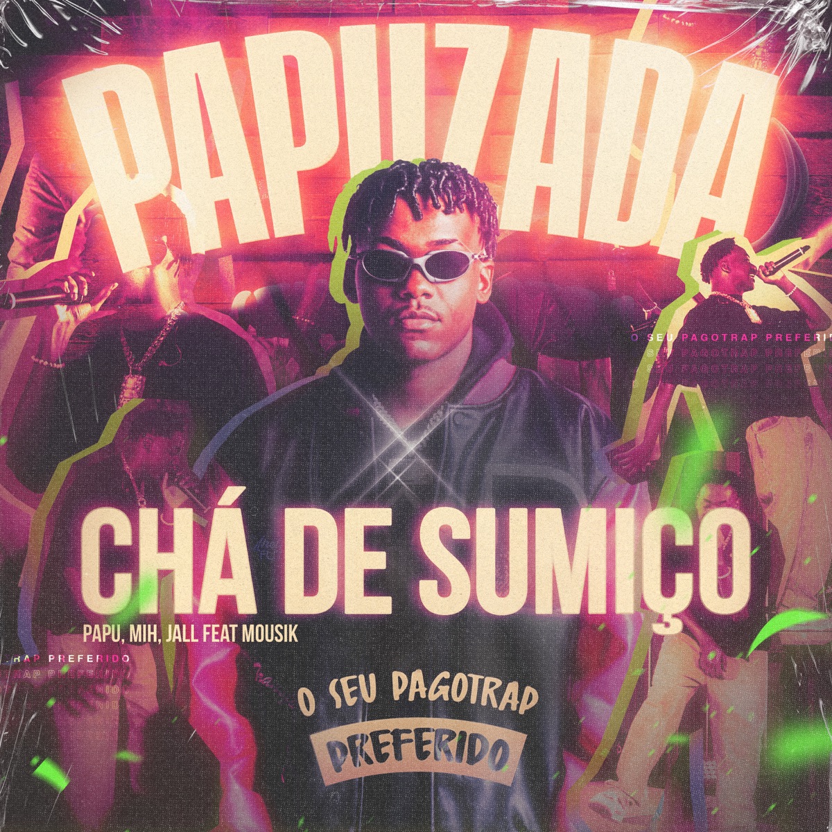 Chá de Sumiço (Ao Vivo) [feat. Mousik] - Single by Papu, Mih & Jall album cover