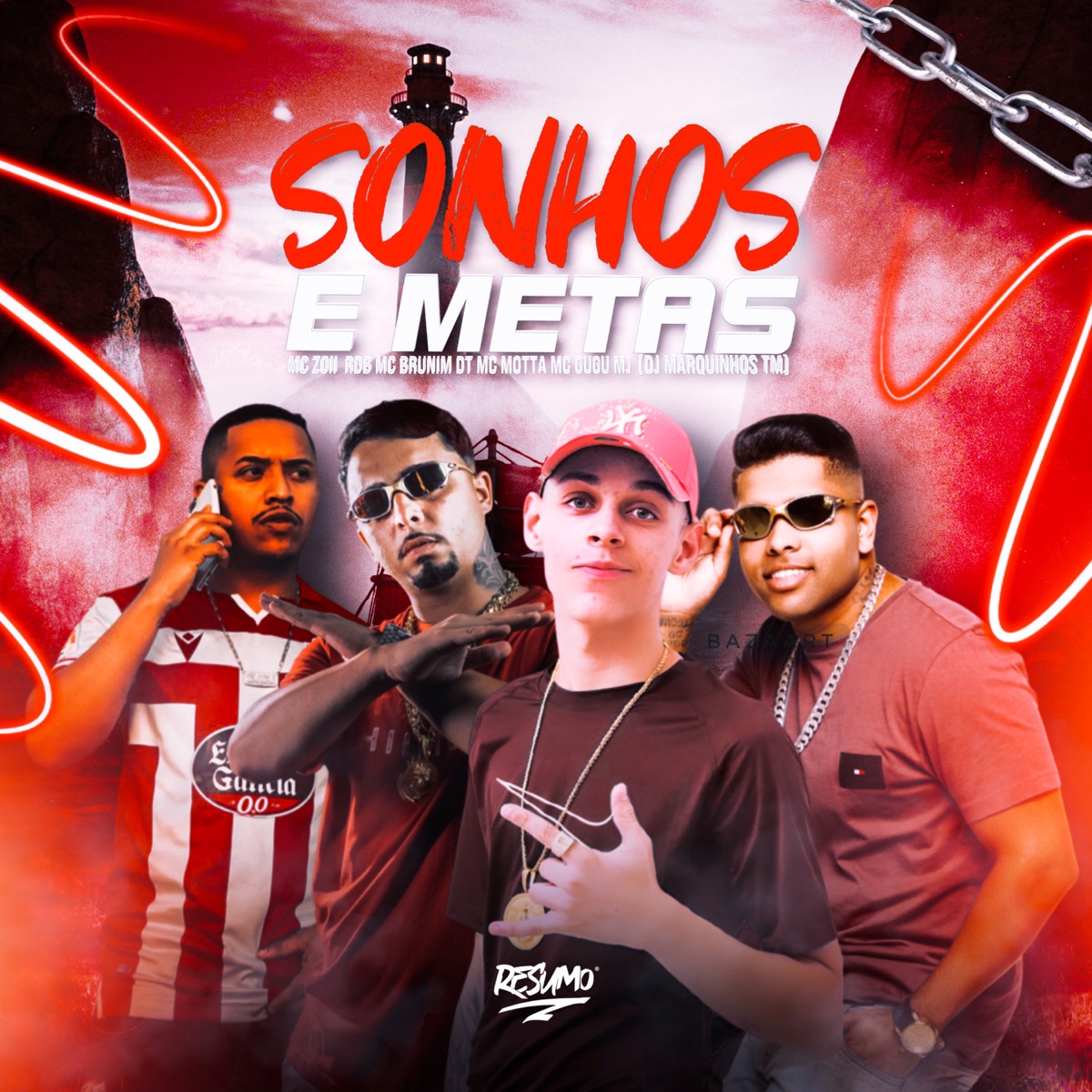 Sonhos e Metas (feat. Mc Brunim Dt) - Single by mc zoi rdb, MC MOTTA & Mc Gugu MJ album cover