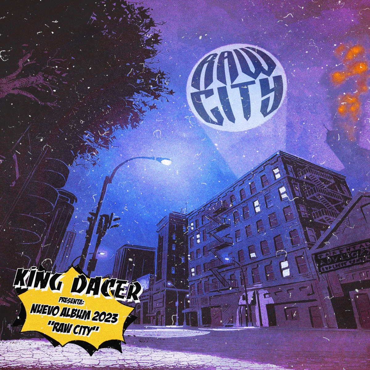 Raw City by king dacer album cover