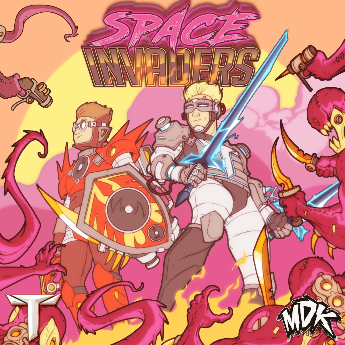 Space Invaders - Single by Teminite & MDK album cover