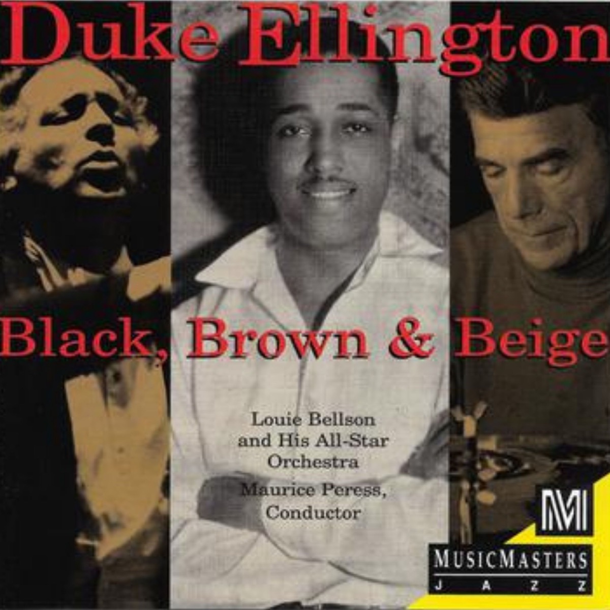 Duke Ellington: Black, Brown & Beige by Joe Williams, Clark Terry, Louie Bellson, Louie Bellson and His Orchestra & Maurice Press album cover