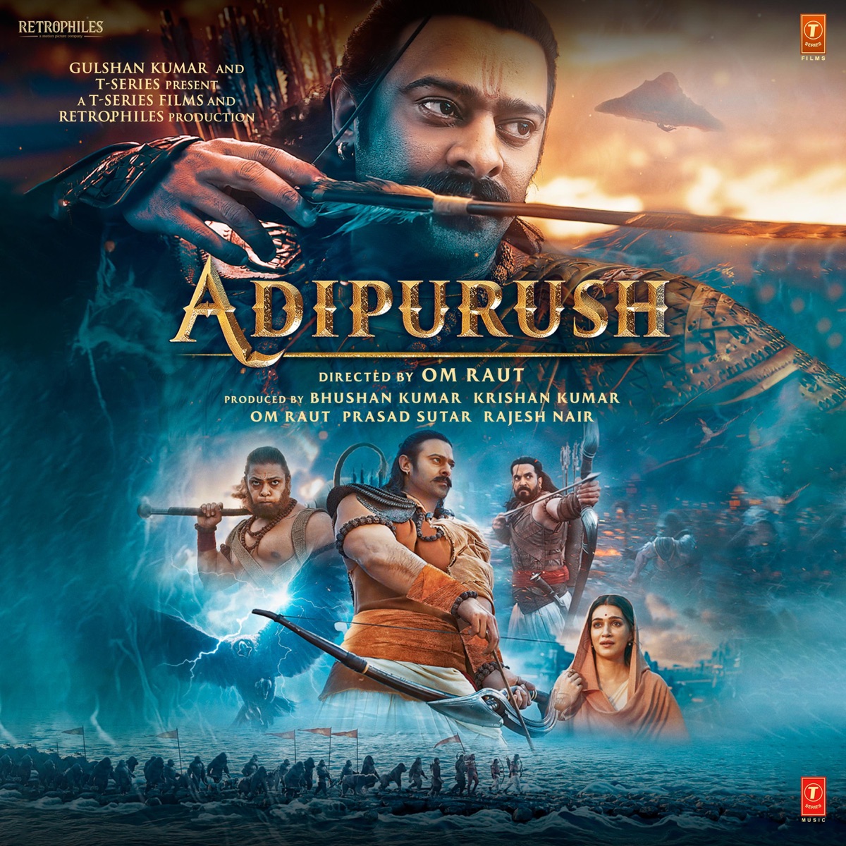 Adipurush (Original Motion Picture Soundtrack) - EP by Ajay-Atul, Manoj Muntashir & Sachet-Parampara album cover