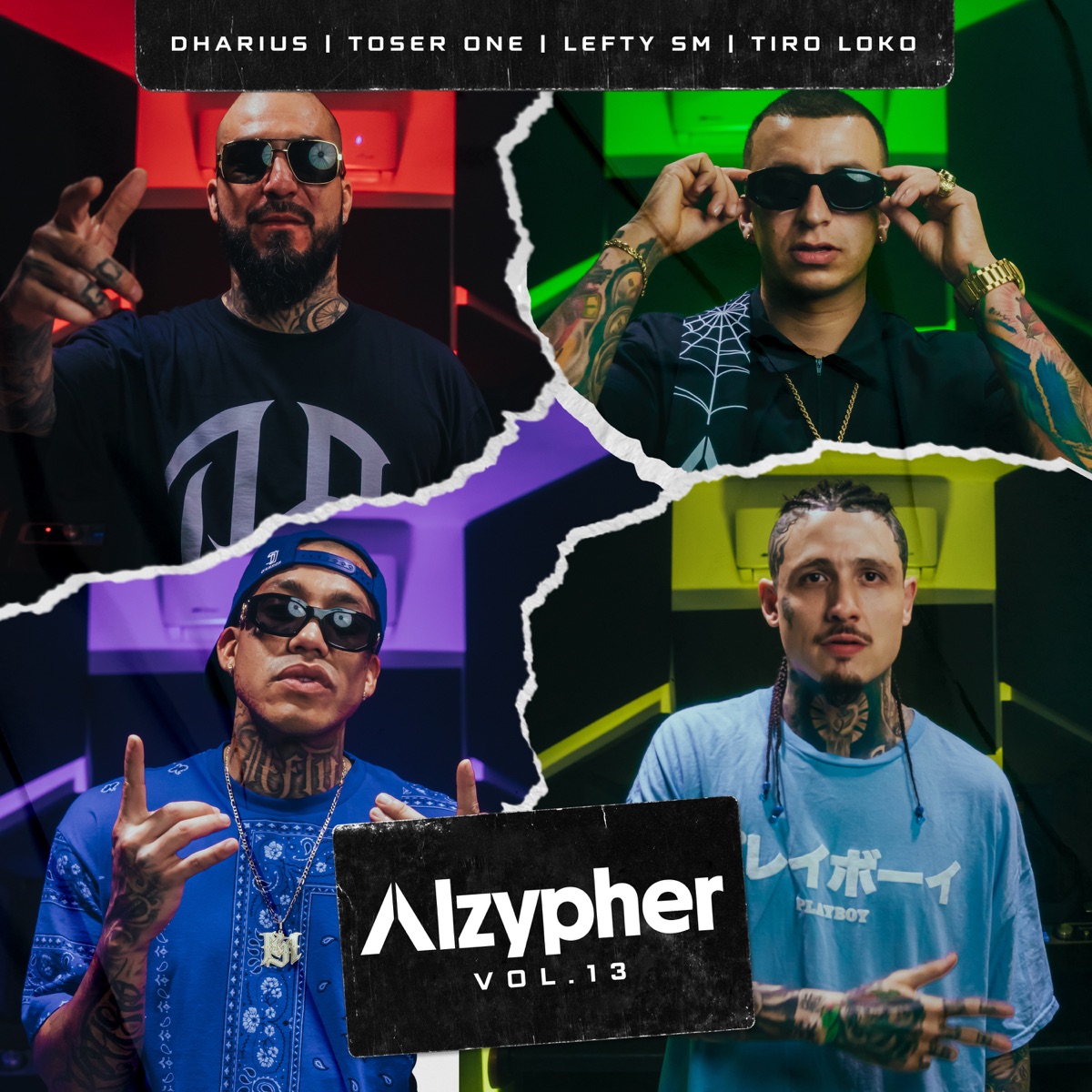 Alzypher Vol. 13 (feat. Lefty Sm & Tiro Loko) - Single by Alzada, Toser One & Dharius album cover