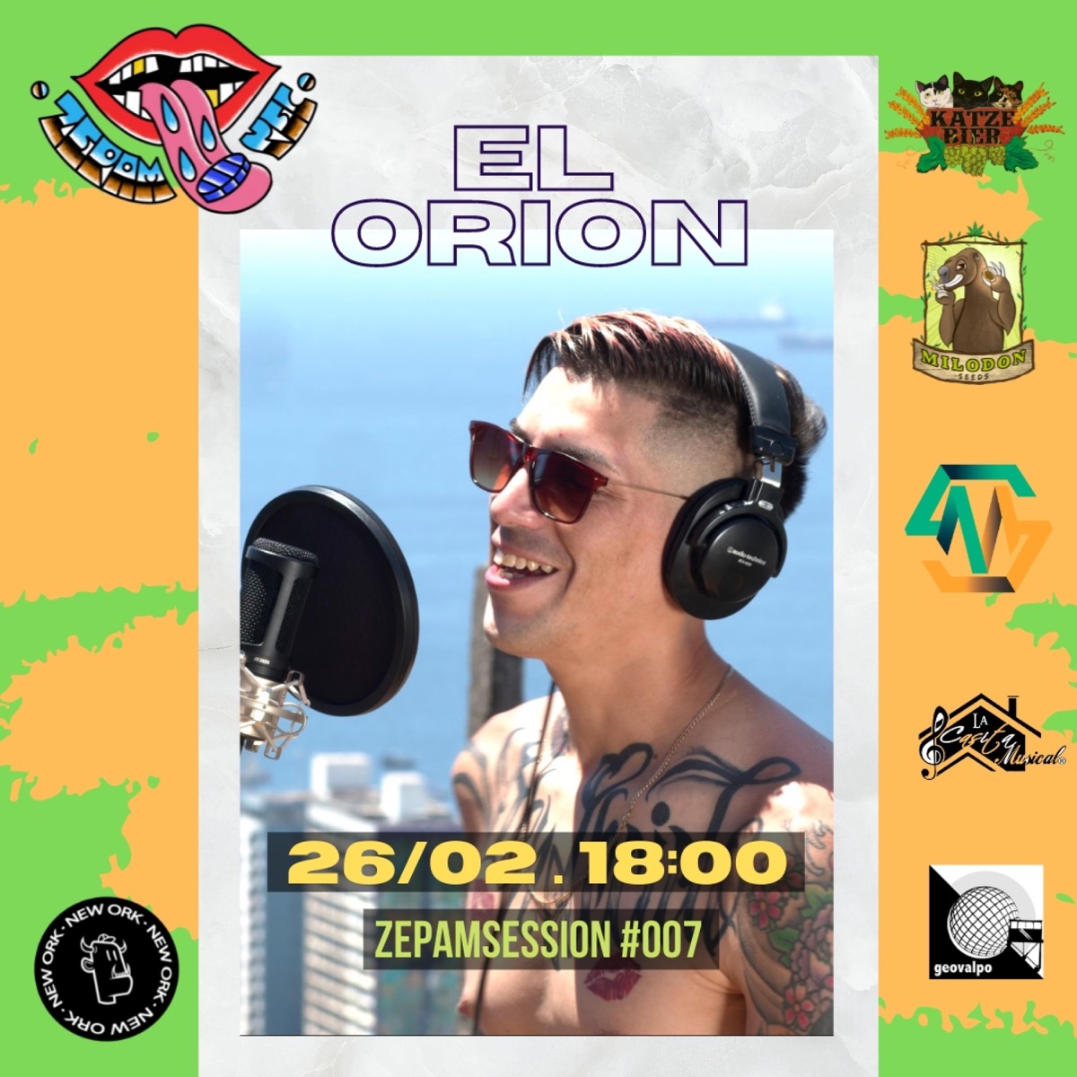 EL ORION, ZEPAMSESSION #007 (feat. El Orion) [En Vivo] - Single by Zepam RCRDS album cover