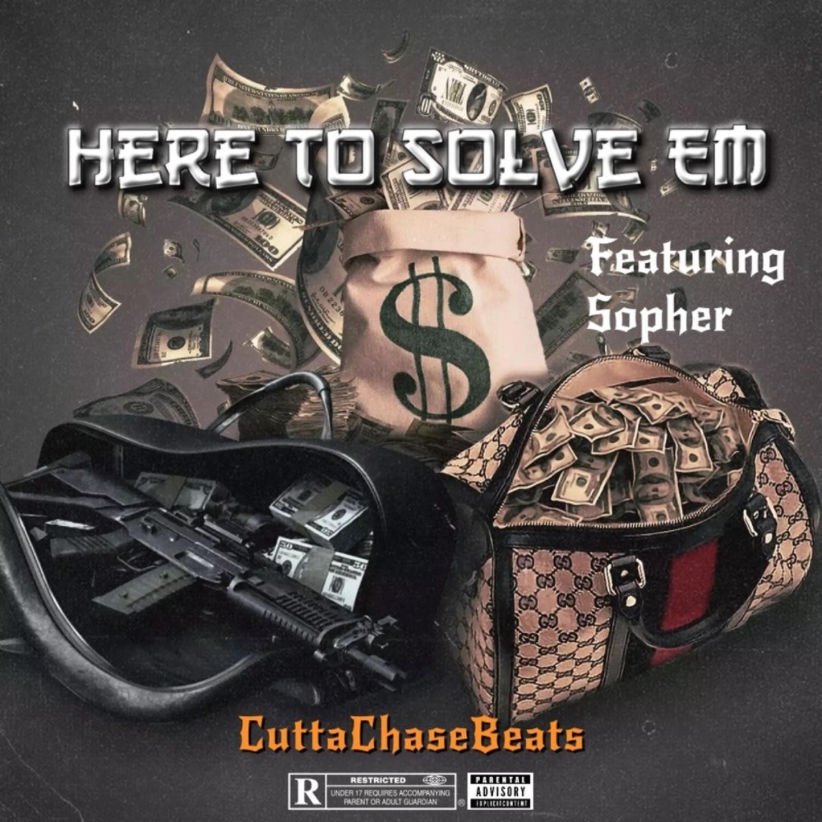 Here To Solve Em (feat. Sopher) - Single by Cutta Chase Beats album cover