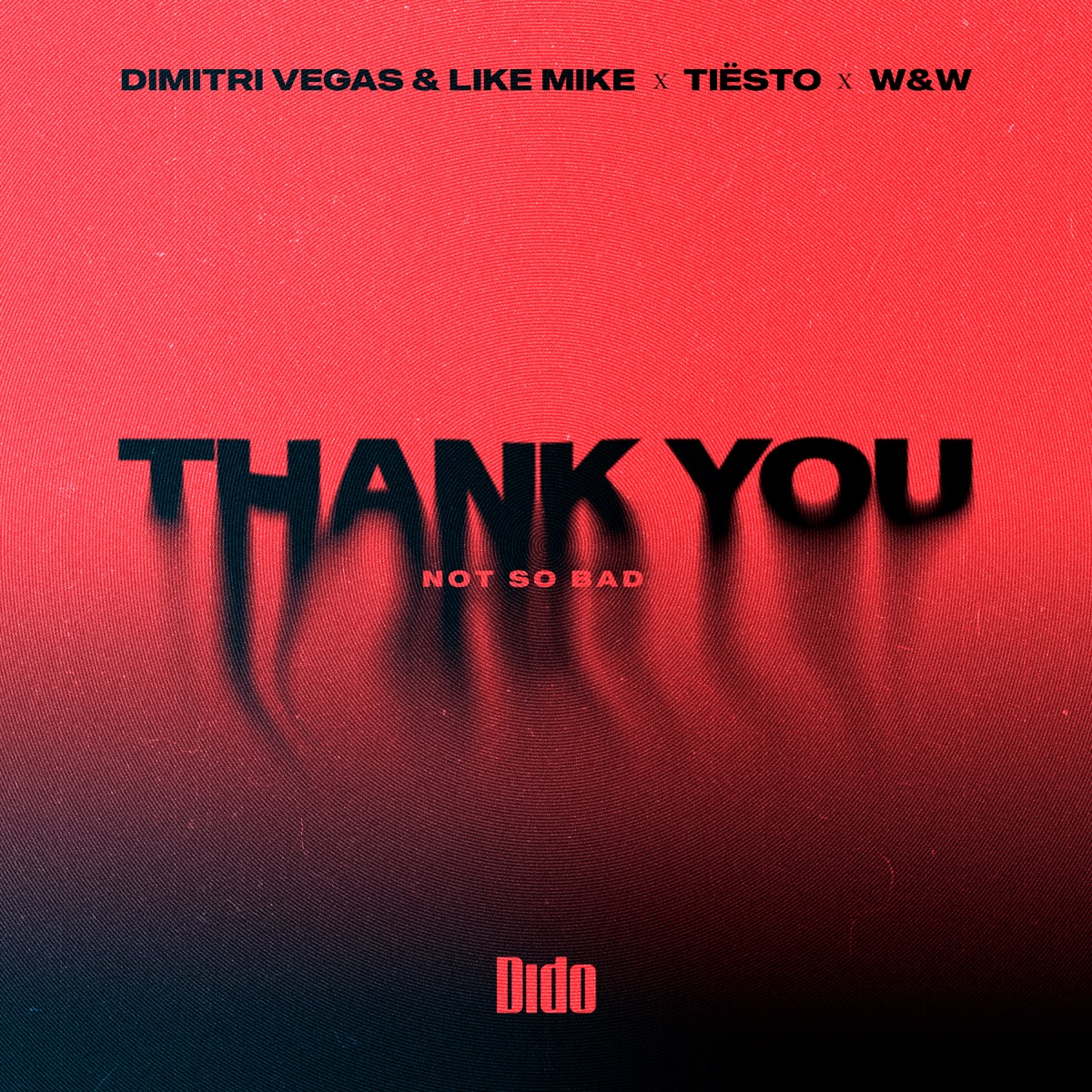 Thank You (Not So Bad) - Single by Dimitri Vegas & Like Mike, Tiësto & Dido album cover
