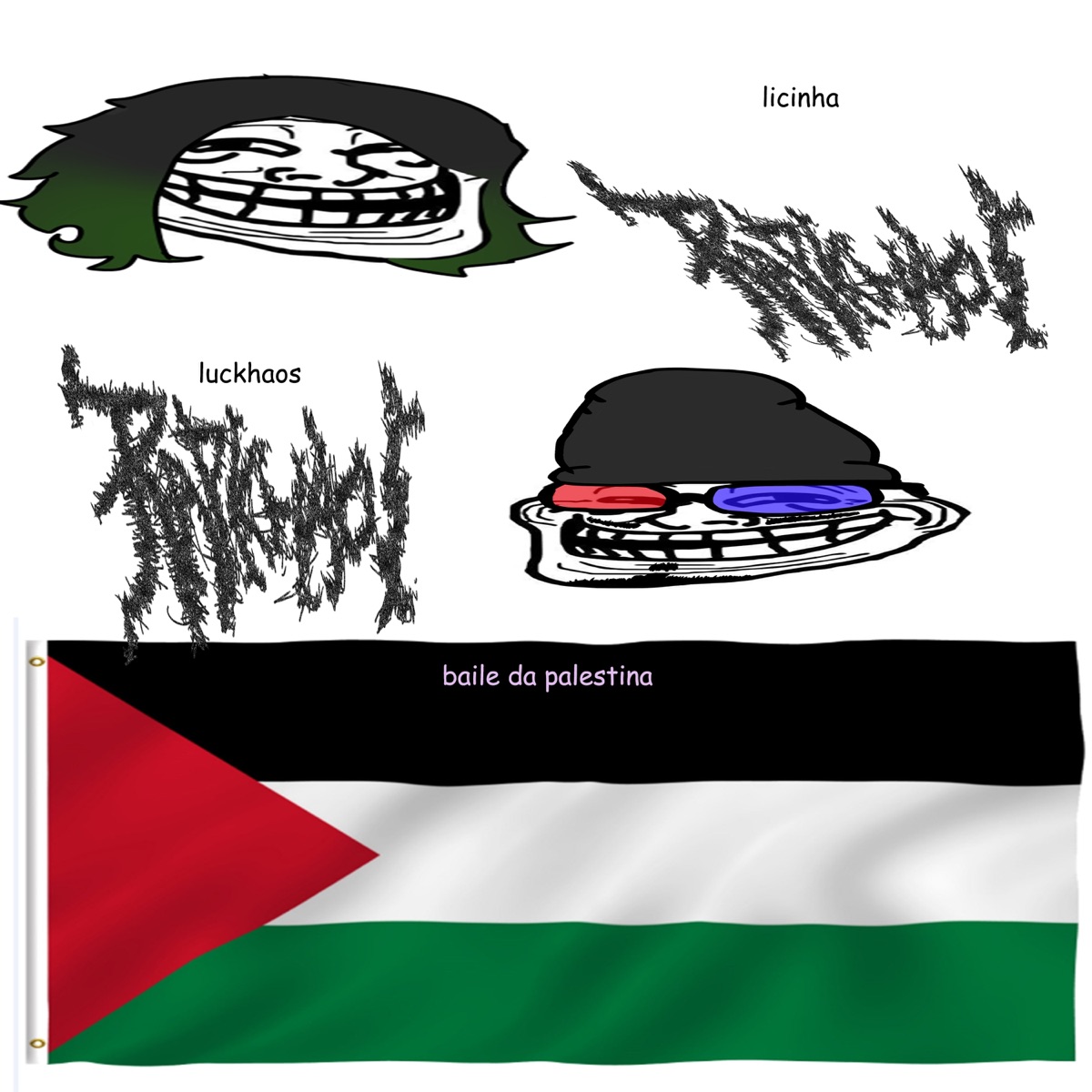 Baile da Palestina (feat. Luckhaos) - Single by Licinha album cover