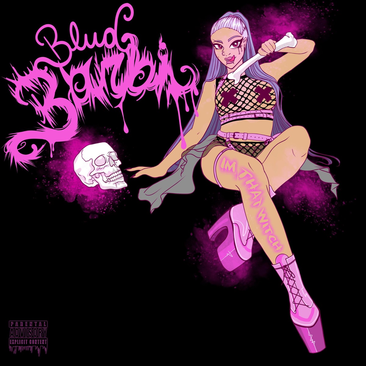 I'm That Witch by Blud Barbi album cover