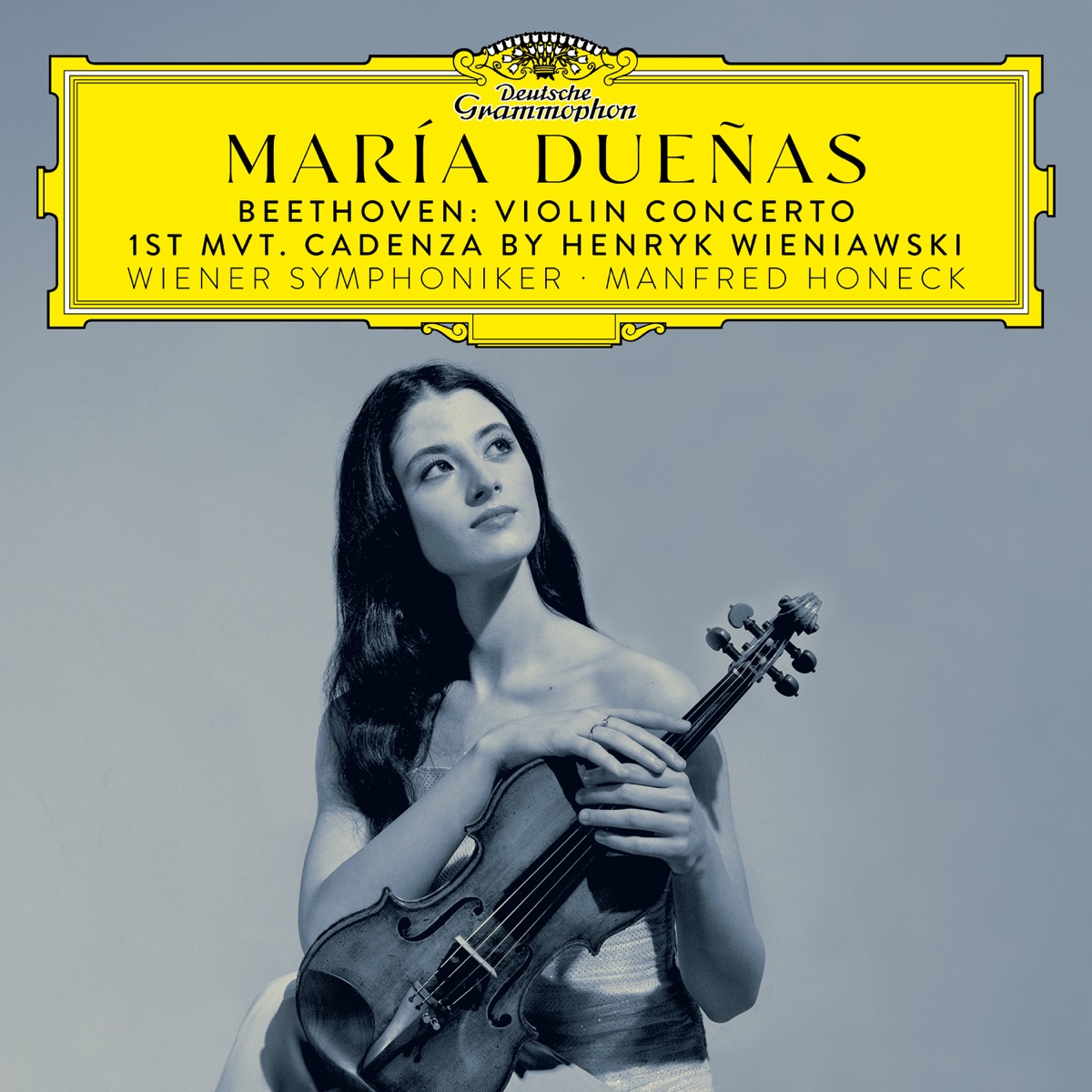 Beethoven: Violin Concerto in D Major, Op. 61 (Cadenzas: Wieniawski / Dueñas) by María Dueñas, Vienna Symphony & Manfred Honeck album cover