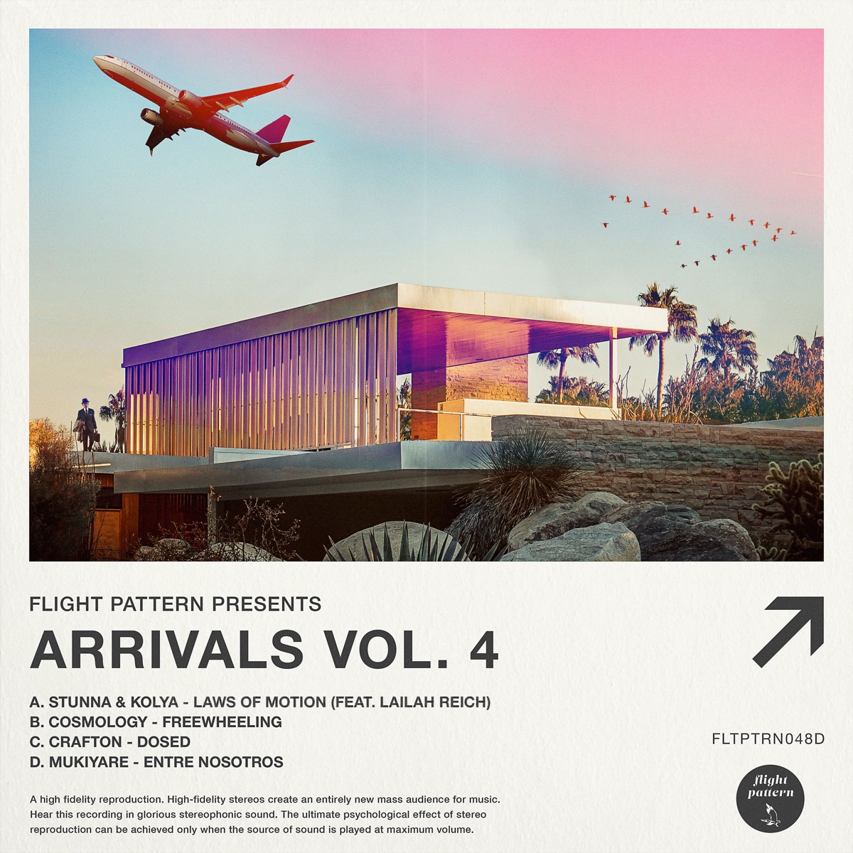 Arrivals Vol. 4 (feat. Lailah Reich) - EP by Stunna, Kolya, Cosmology, Crafton & Mukiyare album cover