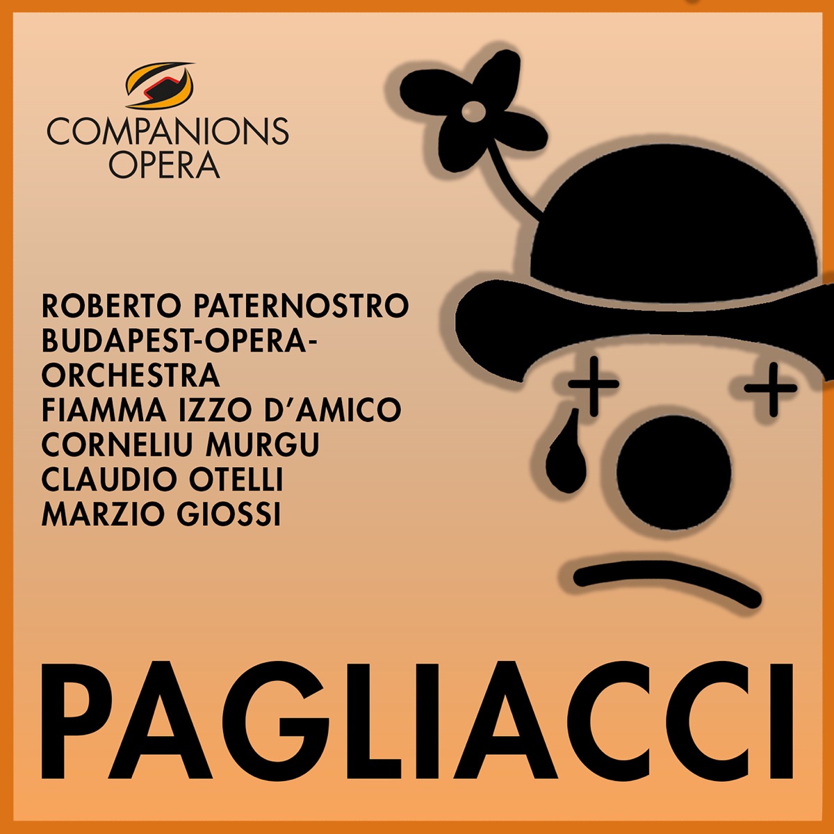 Leoncavallo: Pagliacci by Budapest Opera Orchestra, Roberto Paternostro, Corneliu Murgu, Fiamma Izzo D'Amico & Claudio Otelli album cover