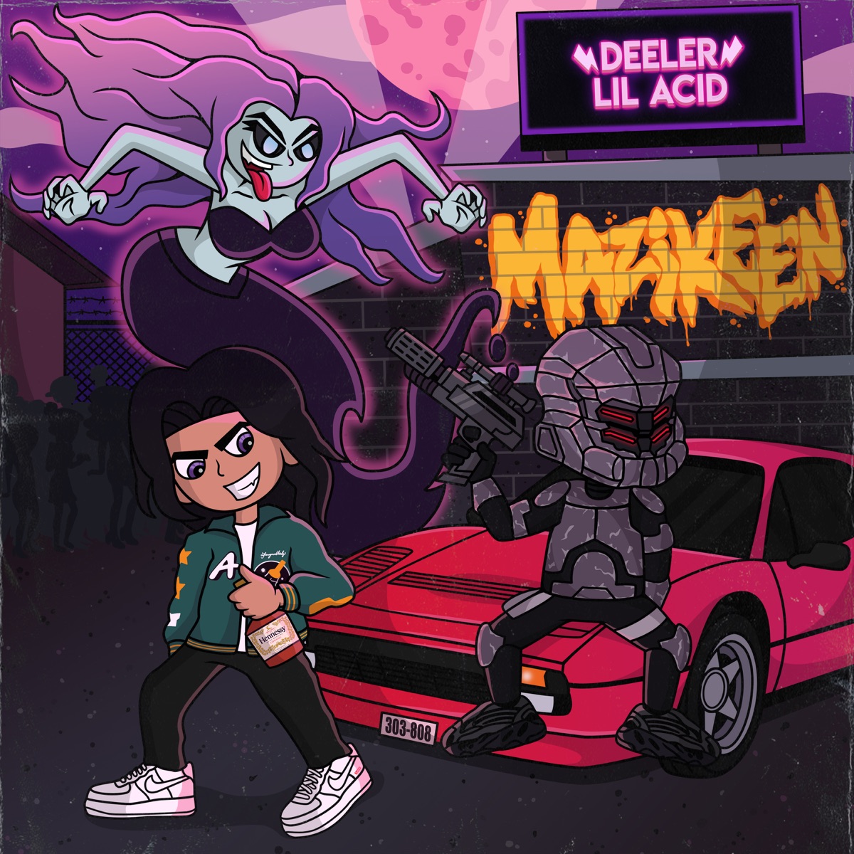 Mazikeen - Single by Lil Acid & Deeler album cover