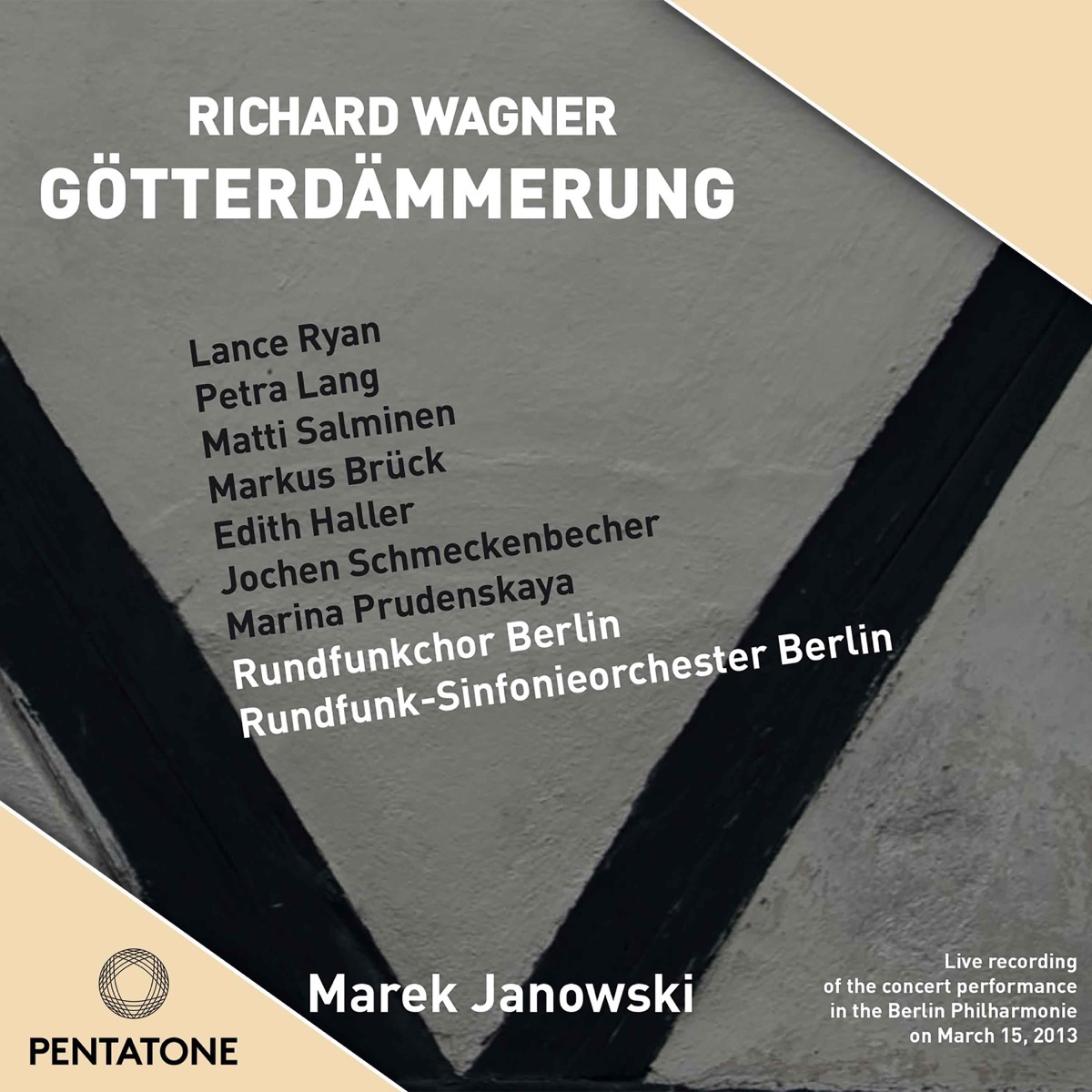 Wagner: Götterdämmerung by Marek Janowski, Rundfunk-Sinfonieorchester Berlin, Lance Ryan, Petra Lang, Matti Salminen, Markus Brück, Edith Haller & Jochen Schmeckenbecher album cover