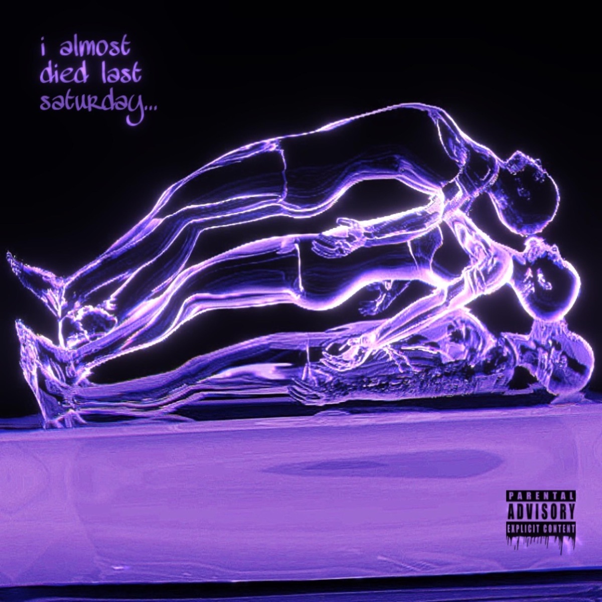 i almost died last saturday... (feat. BRNSRGHT) - Single by Xeo! album cover