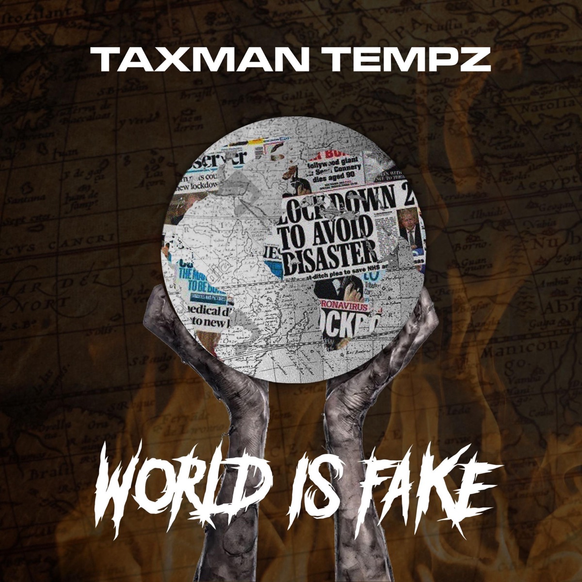 World Is Fake (feat. M1OnTheBeat) - Single by Taxman Tempz album cover